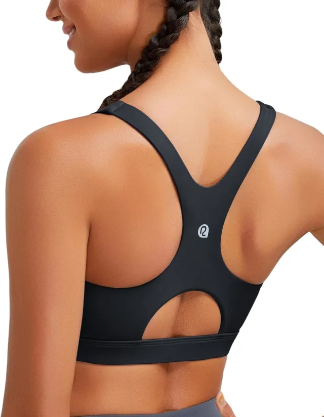 Keyhole Racerback Sports Bra - Image 3